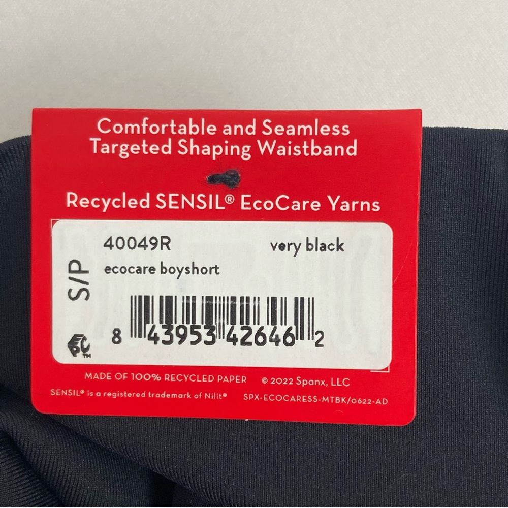SPANXshape ExtraOrdinary Boyshort in Very Black Size Small NWT - Picture 8 of 9